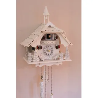Kuckucksuhr im Schwarzwald hergestellt - Weiß