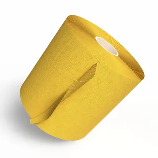 Horn Medical Horn-Haft fein color - Kohäsive Fixierbinde, weich, rutschfest, hautverträglich, selbsthaftend, Gelb (8 cm x 20 m)