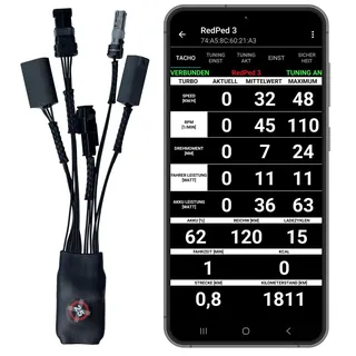 RedPed 3 für Bosch Gen2 bis Gen4 E-Bike Tuning mit App (Nicht Smart) eBike