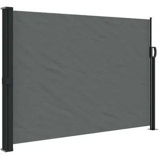 vidaXL Seitenmarkise 140 x 500 cm Grau Polyester