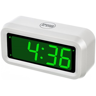 Timegyro wecker digital,led Uhr batteriebetrieben reisewecker klein tischuhr digital,3 Niveaus Helligkeit einstellbar,1.2" LED große Anzeige neben Uhren für Schlafzimmer, Wohnzimmer