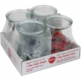 Weck Rundrandglas Tulpe 1000 ml