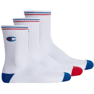 Champion Socken 3er Pack Weiß 43-46