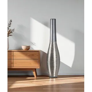 Gilde Bodenvase London anthrazitfarben H. 73 cm", anthrazitfarben,