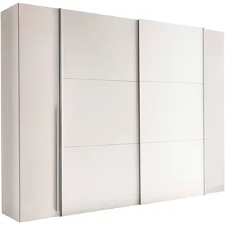 SchlafKONTOR Schwebetürenschrank Maturs 267 x 205 x 57 cm Weiß