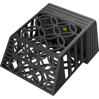 Schwarz Solarleuchten Garten Solarlampen Für Außen Warmweiß Solar Led Wandleuchte Für Wand Terrasse, 4 Pack