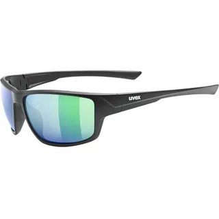 Uvex Sportstyle 230 Sonnenbrille - Black Matt - Mirror Green/CAT3