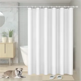 Vinabo Duschvorhang 180x200 cm, Duschvorhang Inklusive 12 Duschvorhangringen,Wasserdicht Waschbar Duschvorhänge für Dusche und Badewanne,Shower Curtains
