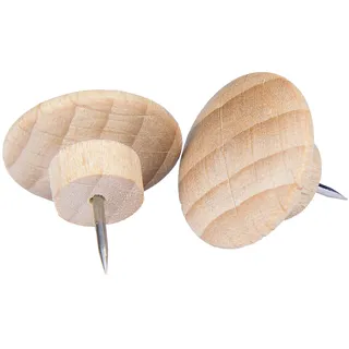 Legamaster 7-145125 Wooden Pinnnadeln, Buchenholz, 20 mm Durchmesser, 25 Stk.