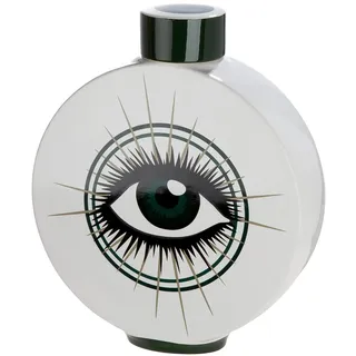 Gilde "Deckelvase rund Magic Eye", Deckelvase, Magic Eye, Musterdesign, Aufbewahrung, modern,