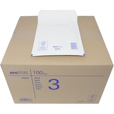Bild 100 aroFOL® CLASSIC Luftpolstertaschen W3/C weiß für DIN A5