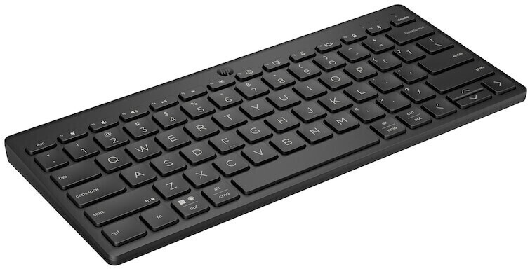 Bild von 355 Compact Multi-Device Keyboard schwarz, Bluetooth, DE (692S9AA#ABD)