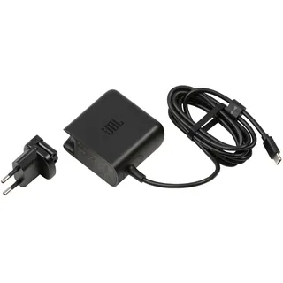 JBL Power Adaptor für Xtreme 3, Xtreme 4 und Xtreme 5 – USB‐C PD Ladegerät, 15–80 W, EU‐Stecker, Schwarz