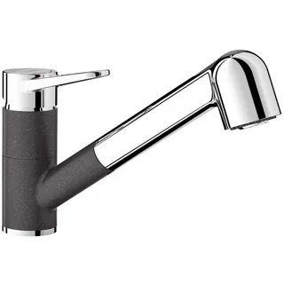 Wega-S II Einhebelmischer Anthrazit/Chrom