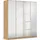 Drehtürenschrank 181 x 197 x 54 Eiche Artisan