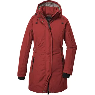 G.I.G.A. DX by killtec Damen Mantel GW 70 WMN PRK, dunkel feuerrot, 50,