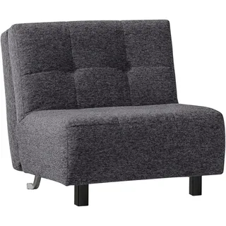 Novel Schlafsessel , Grau , Textil , Uni , 85x92x102 cm , Fußauswahl, Stoffauswahl, Liegefunktion , Wohnzimmer, Sofas & Couches, Schlafsofas, Schlafsessel