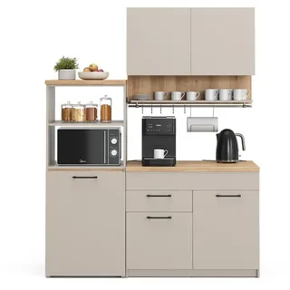 Vicco Küchenzeile Egbert 160 cm grau