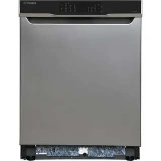 Telefunken Unterbau-Geschirrspüler | Spülmaschine 60 cm | 12 Gedecke | 9 Programme | AquaStop | 44 dB | G-EU-6014-C-I - Silber