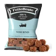 FetteBeute BARF Komplettmenü Nugget Napffertig Rind 6x800 g