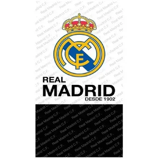 Air Val International Real Madrid Strandtuch 70 x 140 cm schwarz