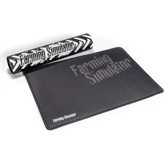 Landwirtschafssimulator Gaming Pad 90x40 cm rutschfester Boden Oberseite Stoff - Weiß