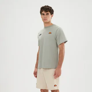 Ellesse T-Shirt "FLORAN TEE" mit Rundhalsausschnitt, Kurzarm-Design, aus Baumwolle, normale Länge, sage