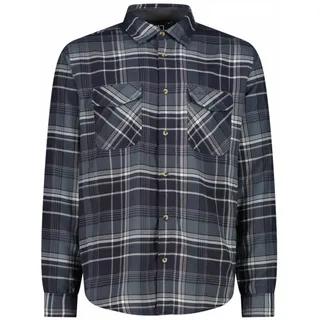 CMP Herren Hemd Man Shirt 32T1757-42ZU 46 - Antracite/Ghiaccio/Grey - 46