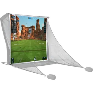 simspace Deluxe Home Driving Net Impact Screen, 2,4 x 2,5 m — Projektorleinwand für Golf-Simulation, kompatibel mit SimSpace Driving Net, inklusive 20 Bungee-Schnüren, Premium-Schlagmaterial