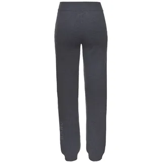 ELBSAND Strickhose mit eingestricktem Logo, aus hochwertigen Feinstrick, Loungewear, blau