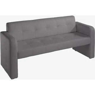 exxpo - sofa fashion Sitzbank »Barista Küchensofa, kompakte Stellmaße, Sitzhöhe 49cm« mit Rückenlehne, grau