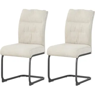 MID.YOU Schwingstuhl-Set Frieda Polyester Creme 2