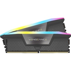 Bild Vengeance RGB grau DIMM Kit 32GB, DDR5-5600, CL36-36-36-76, on-die ECC (CMH32GX5M2B5600Z36K)