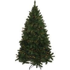 Bild von Sherwood Künstlicher Weihnachtsbaum, Grün, 185cmx107cm