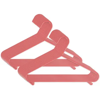 Bieco Kleiderbügel Kinder 16 St. Pink | Länge ca. 30 cm | Baby Kleiderbügel | Kunststoff Kleiderbügel Kinder Baby | Baby Organiser Für Kleiderschrank | Kleiderbügel Baby | Baby Clothes Hangers