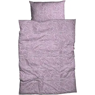 Casatex Bettwäsche "Lunis", lila, B/L: 135cm x 200cm, 1 Stk., 1 Stk., Renforcé, B/L: 80cm x 80cm, 2 Stk., Renforcé, Obermaterial: 100% Baumwolle, Bettwäsche, Bettwäsche, Paisley Design, frische u. freundliche Farben