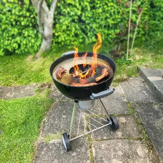 ZIEGER Feuerplatte Grillplatte rund D57