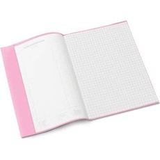 Bild Heftumschlag mit Baststruktur rosa