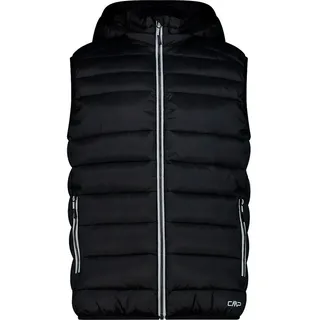 CMP Padded Vest Snaps Hood Schwarz 52