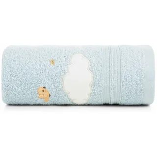 Handtuch Badetuch für Kinder 30x50 cm blau Wolke Oeko-Tex-Zertifikat Baumwolle