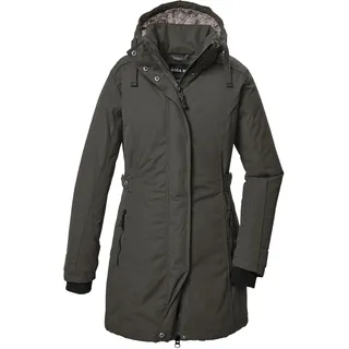 G.I.G.A. DX Damen Funktionsparka/Parka wasserdicht mit abzippbarer Kapuze GW 70 WMN PRK, dunkel olivgrün, 46, 41863-000