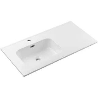 Comad Möbelwaschbecken GO 2, 90 cm, Weiß, Keramik - Weiß