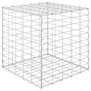 vidaXL Würfel-Gabionen-Hochbeet 50 × 50 × 50 cm