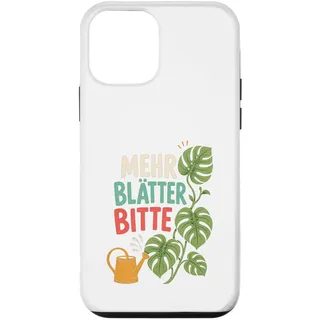 Hülle für iPhone 12 mini Monstera Deliciosa I Tropische Zimmerpflanze Topf Zucht