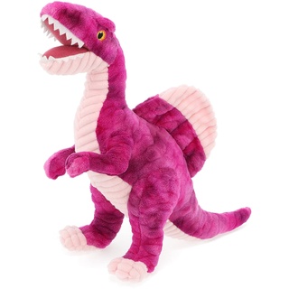 Keel Toys KEELECO SE2268 Plüschtier, 100% recycelt, ökologisches Spielzeug für Kinder, Plüsch, Dinosaurier, Spinosaurus, 38 cm