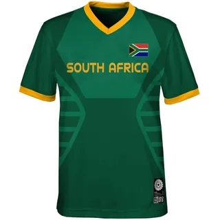 FIFA Offizielles Trikot der Frauenfussball-Weltmeisterschaft 2023 für Erwachsene, Südafrika, Grün, X-Large