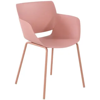 CLP Stuhl Kunststoff Pink , 58x80x54 cm , Esszimmer, Stühle, Armlehnstühle