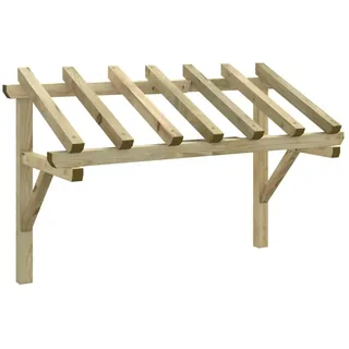 vidaXL Türvordach 200 x 100 x 100 cm grün