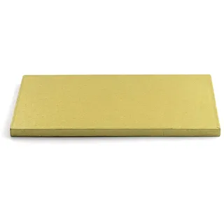 Decora 0931710 RECHTECKIGE TORTENPLATTE Gold cm 40X60X1,2 H
