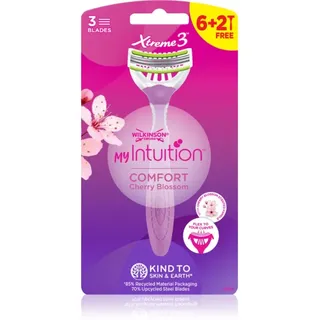 Wilkinson Sword My Intuition Xtreme 3 Einweg-Rasierer Comfort Cherry Blossom 8 St.